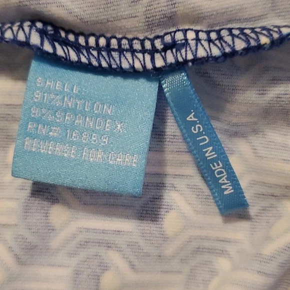 J. McLaughlin Halter Dress, Blue & White, Size L - Picture 6 of 10